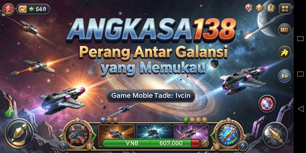 Gameplay intens di luar angkasa dengan visual yang menakjubkan.