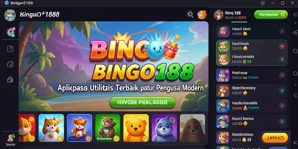 Tampilan BINGO188 yang mudah dipahami dan menarik perhatian.