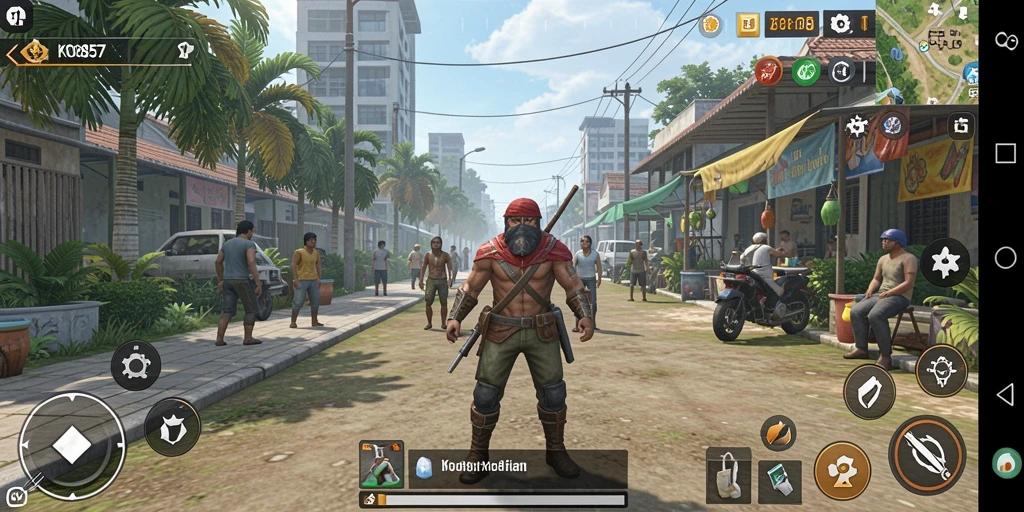 Gameplay menarik di KO857 dengan interaksi karakter yang realistis.