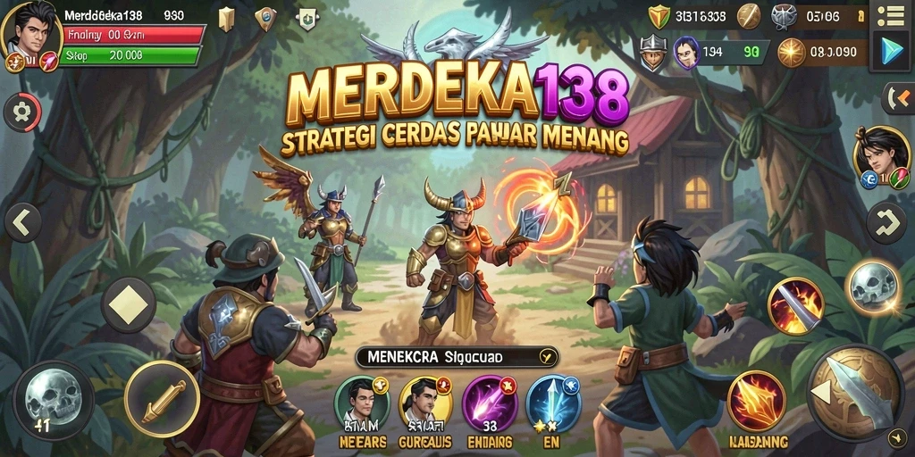 Tampilan gameplay menarik di MERDEKA138 dengan strateginya.