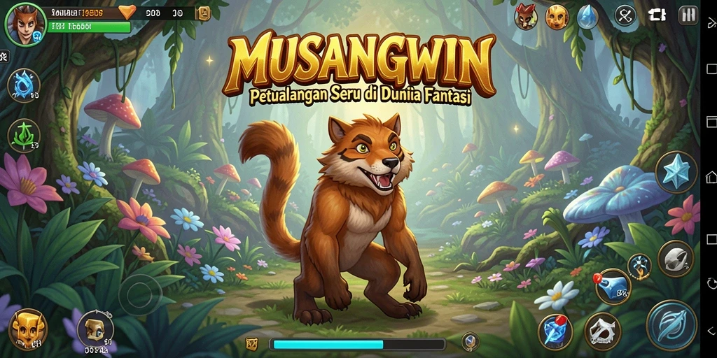 Gameplay seru dalam dunia fantasi di MUSANGWIN.