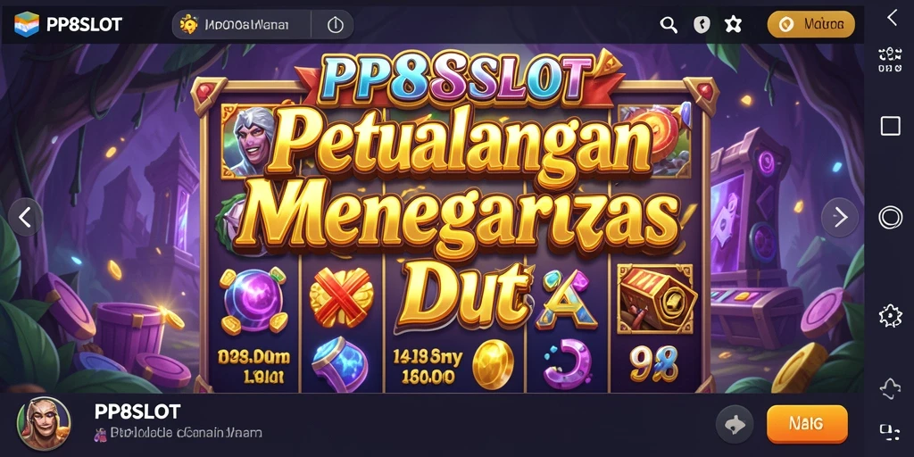 Screenshot gameplay PP8SLOT menunjukkan petualangan mendebarkan.