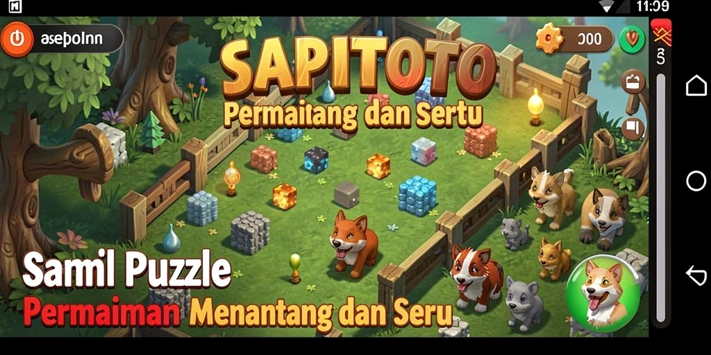 Tampilan gameplay SAPITOTO yang menarik dan penuh tantangan.