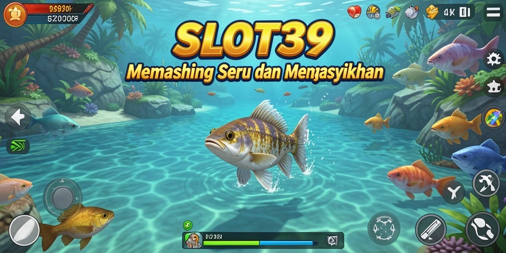 Screenshot gameplay SLOT39 yang menunjukkan pengalaman memancing yang mendebarkan.